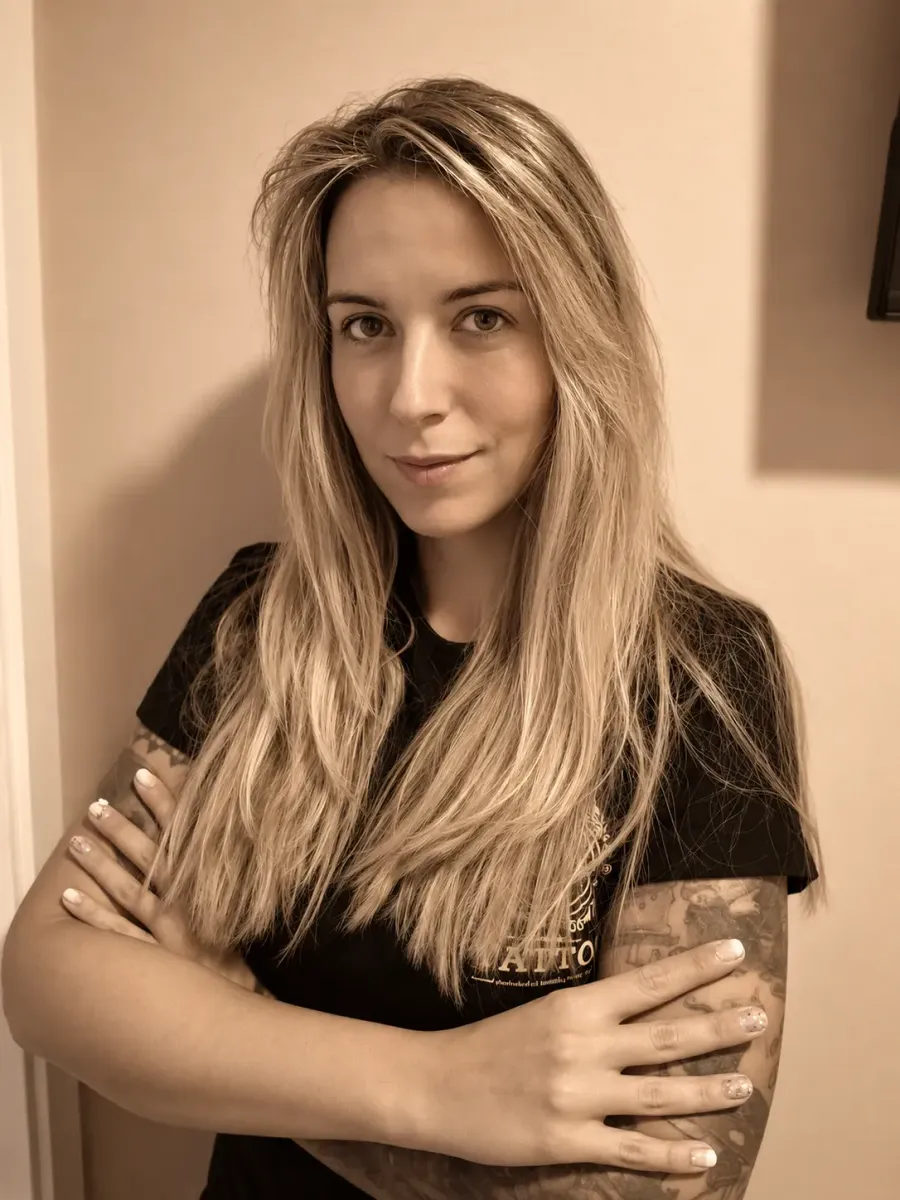 Noa Carballo, especialista en piercing de Estudio RM Tattoo en Sevilla